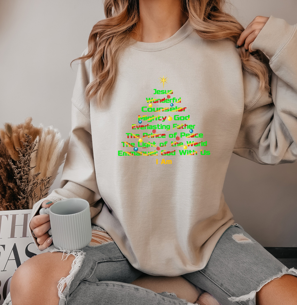 Wonderful Counselor The Prince of Peace - Christmas Sweatshirt