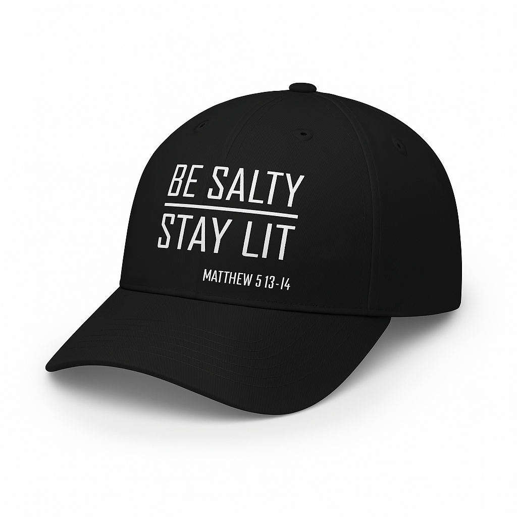 Be Salty - Stay Lit Six Panel Unisex Snapback Ballcap