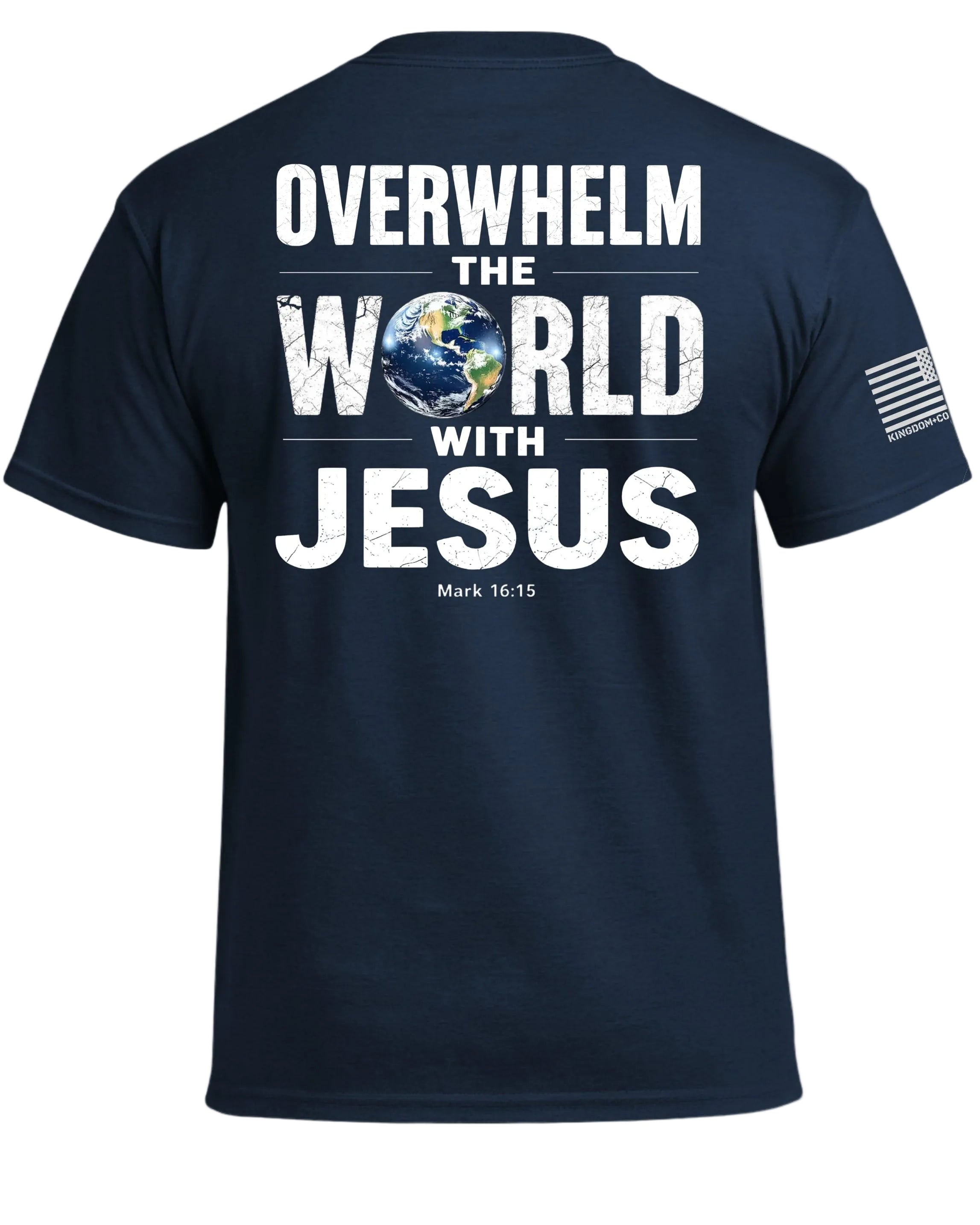T-shirt « Submerge le monde avec Jésus »