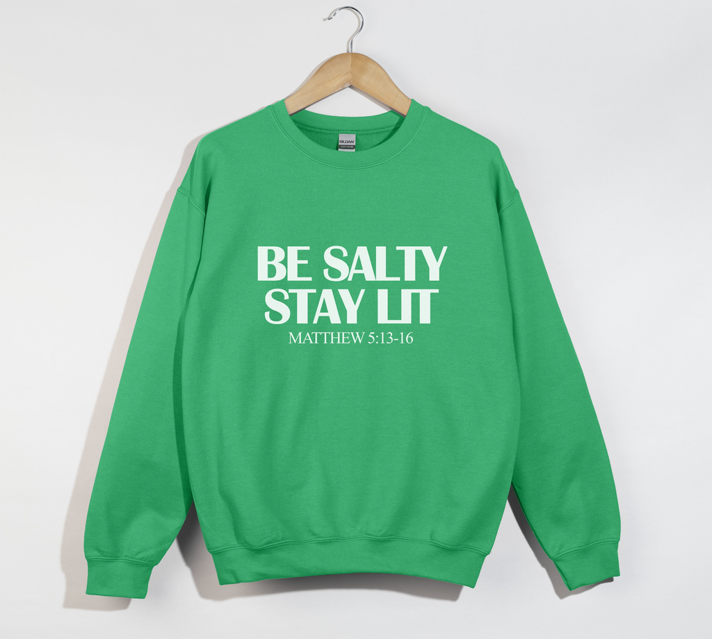 Be Salty Stay Lit  - Matthew 5:13-16 Light and Dark Style