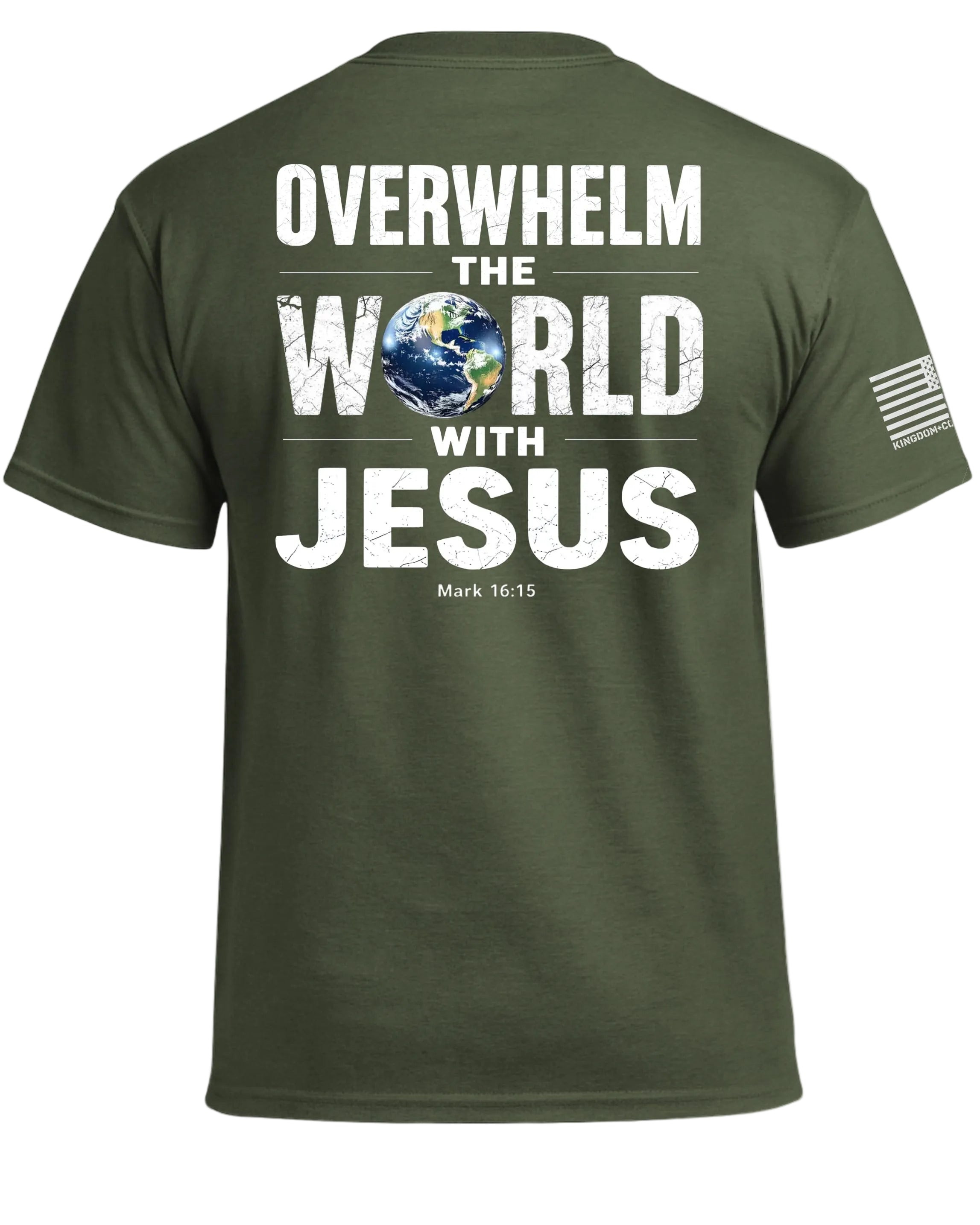 T-shirt « Submerge le monde avec Jésus »