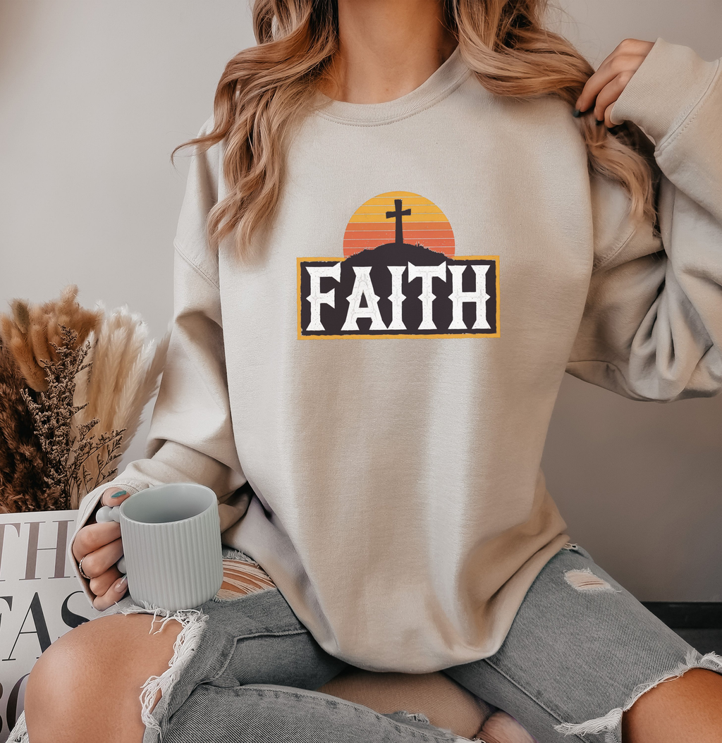 Faith Mountain Cross - Sweatshirt