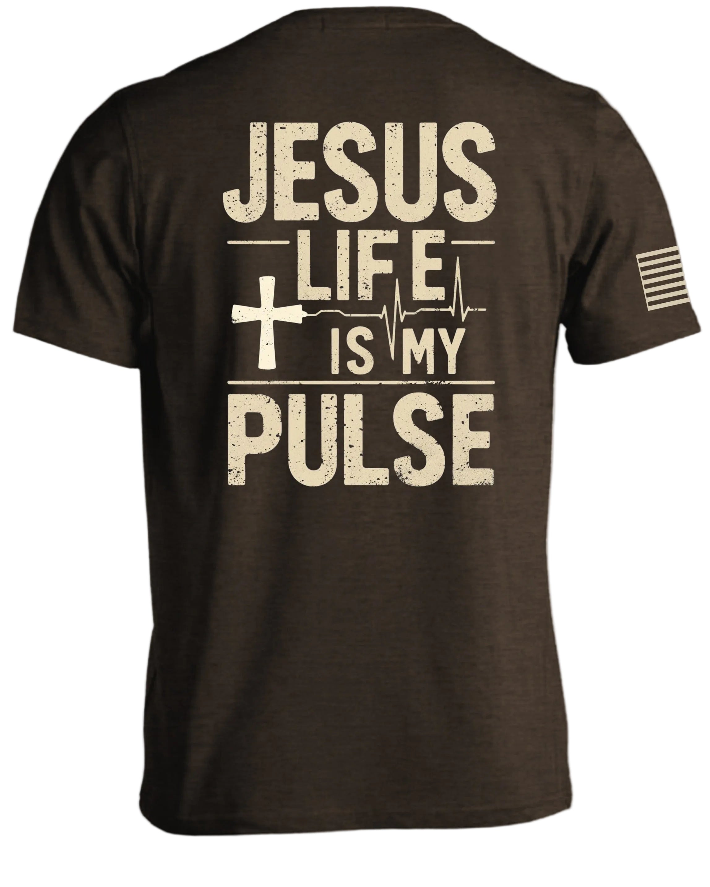 T-shirt « Jésus, ma vie, mon pouls »