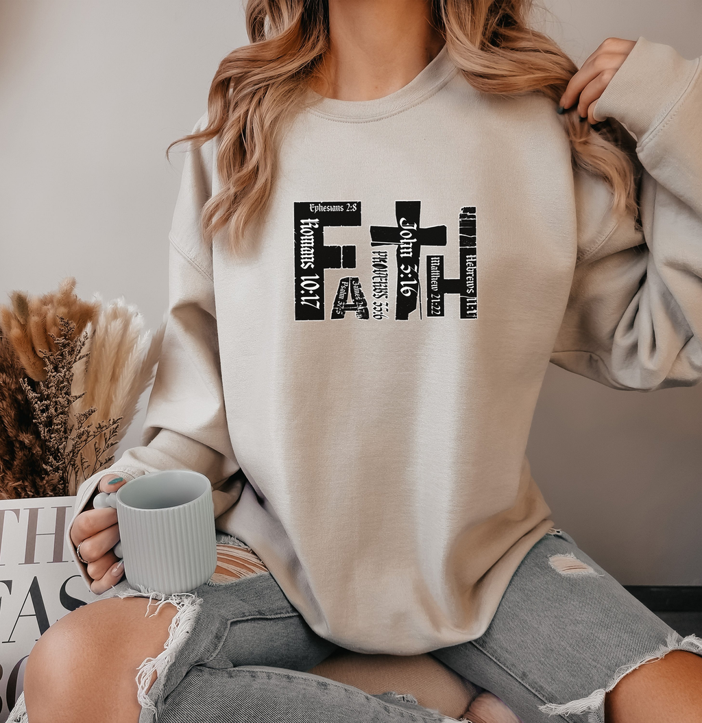 Faith Bible Verses - Sweatshirt