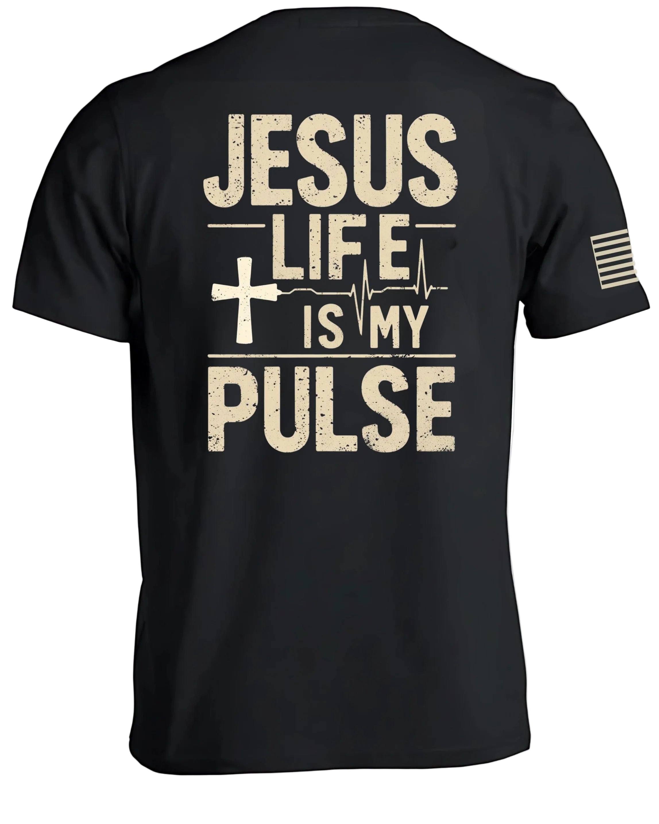 T-shirt « Jésus, ma vie, mon pouls »