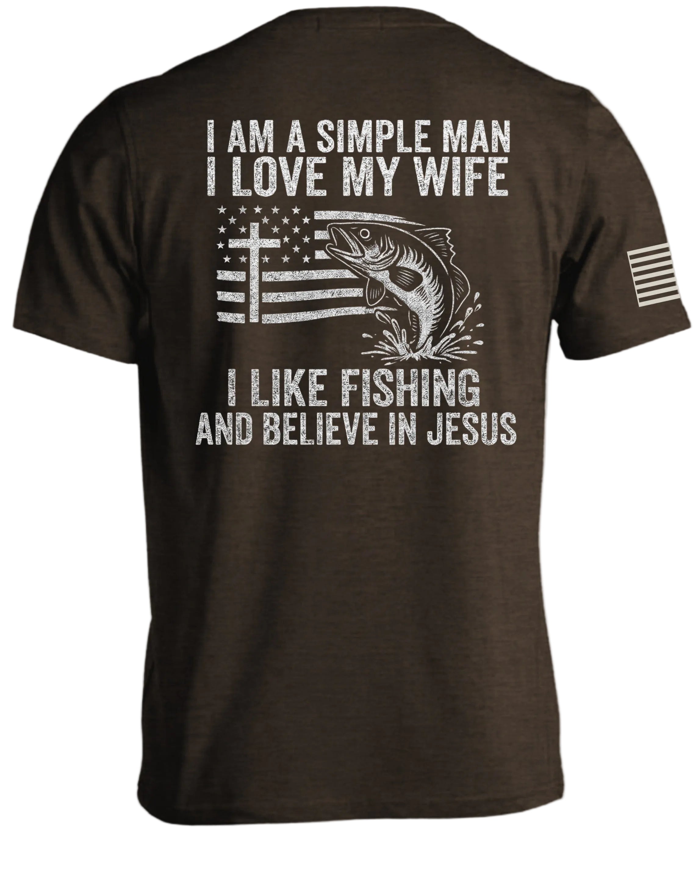 Simple Man Fishing T-Shirt