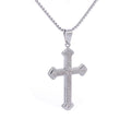 Stainless Steel Cross Pendant Necklace – Christian Faith Jewelry for Men & Women