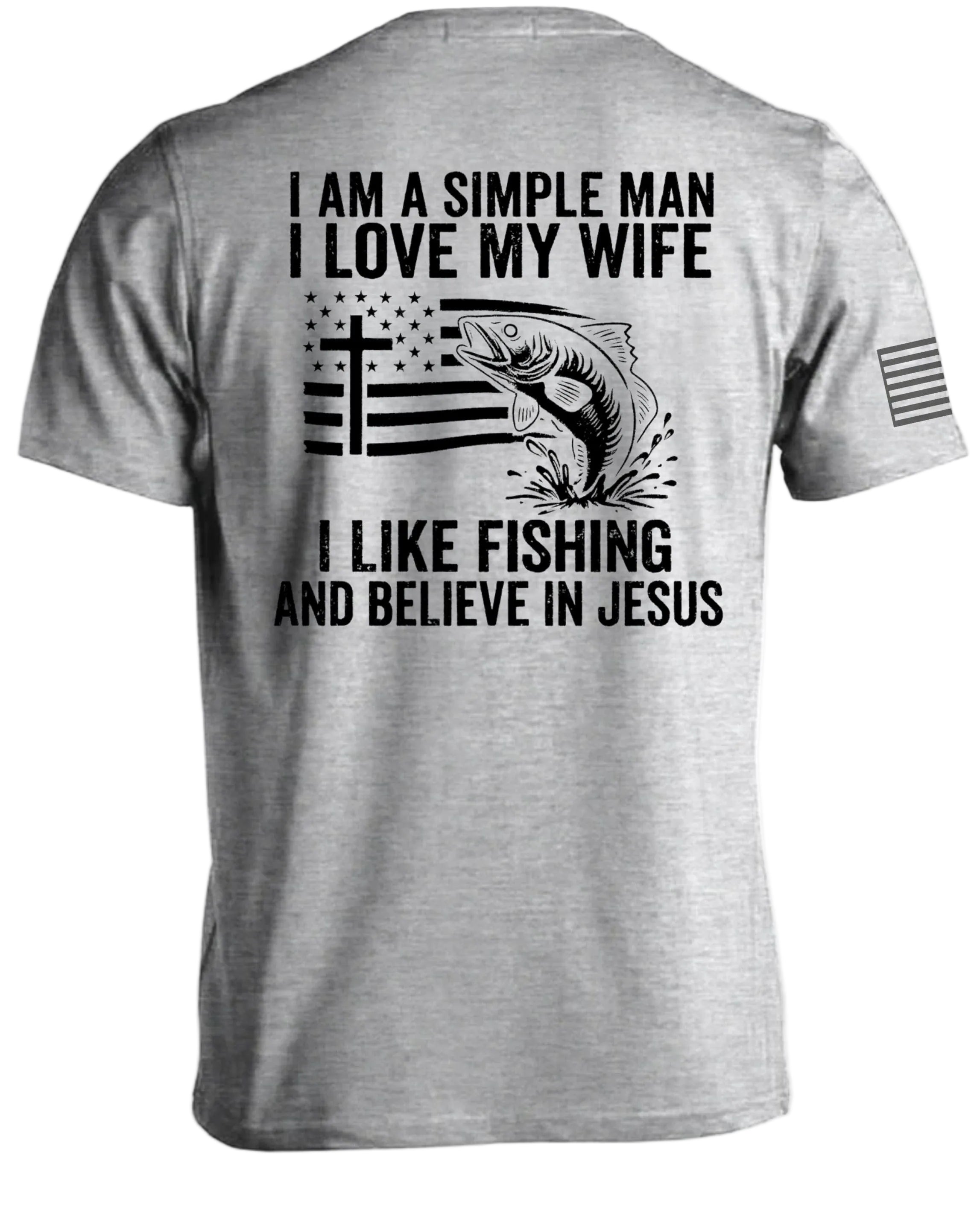Simple Man Fishing T-Shirt