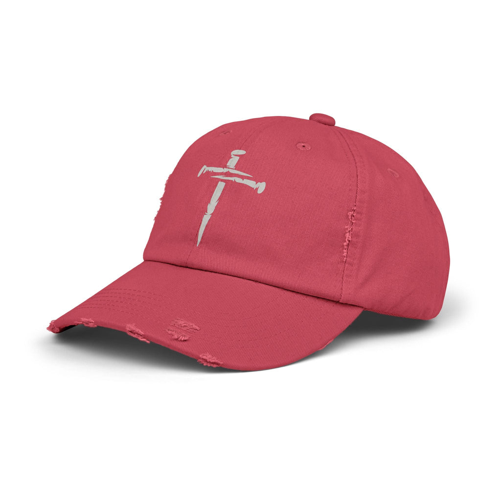 Cross Nails Distressed Cap