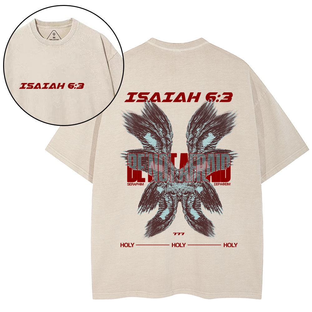 Be Not Afraid Christian Washed T-Shirt