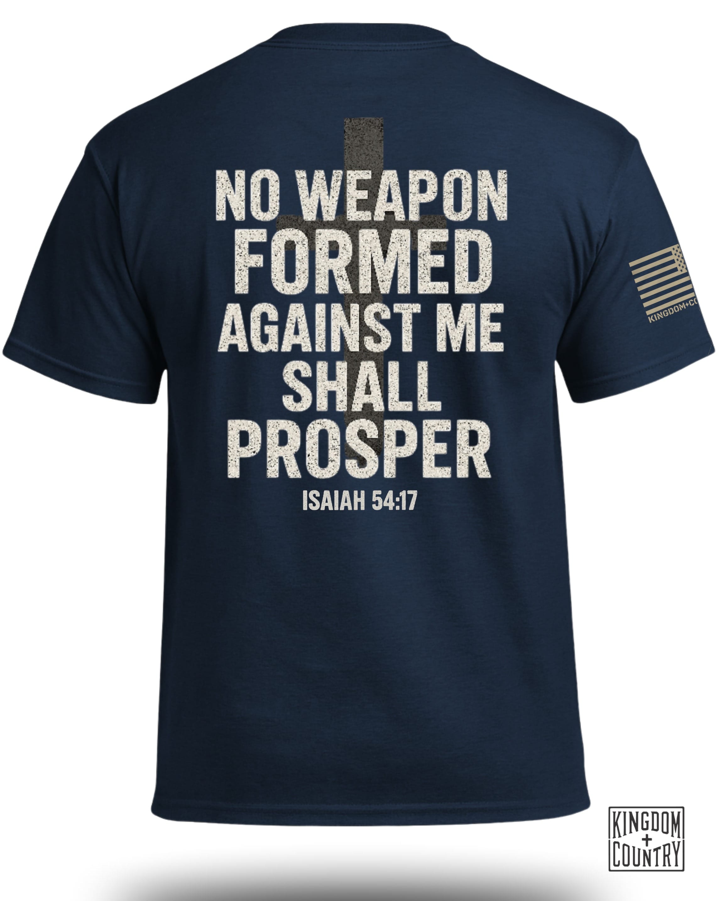 T-shirt « Aucune arme forgée contre moi ne prospérera »