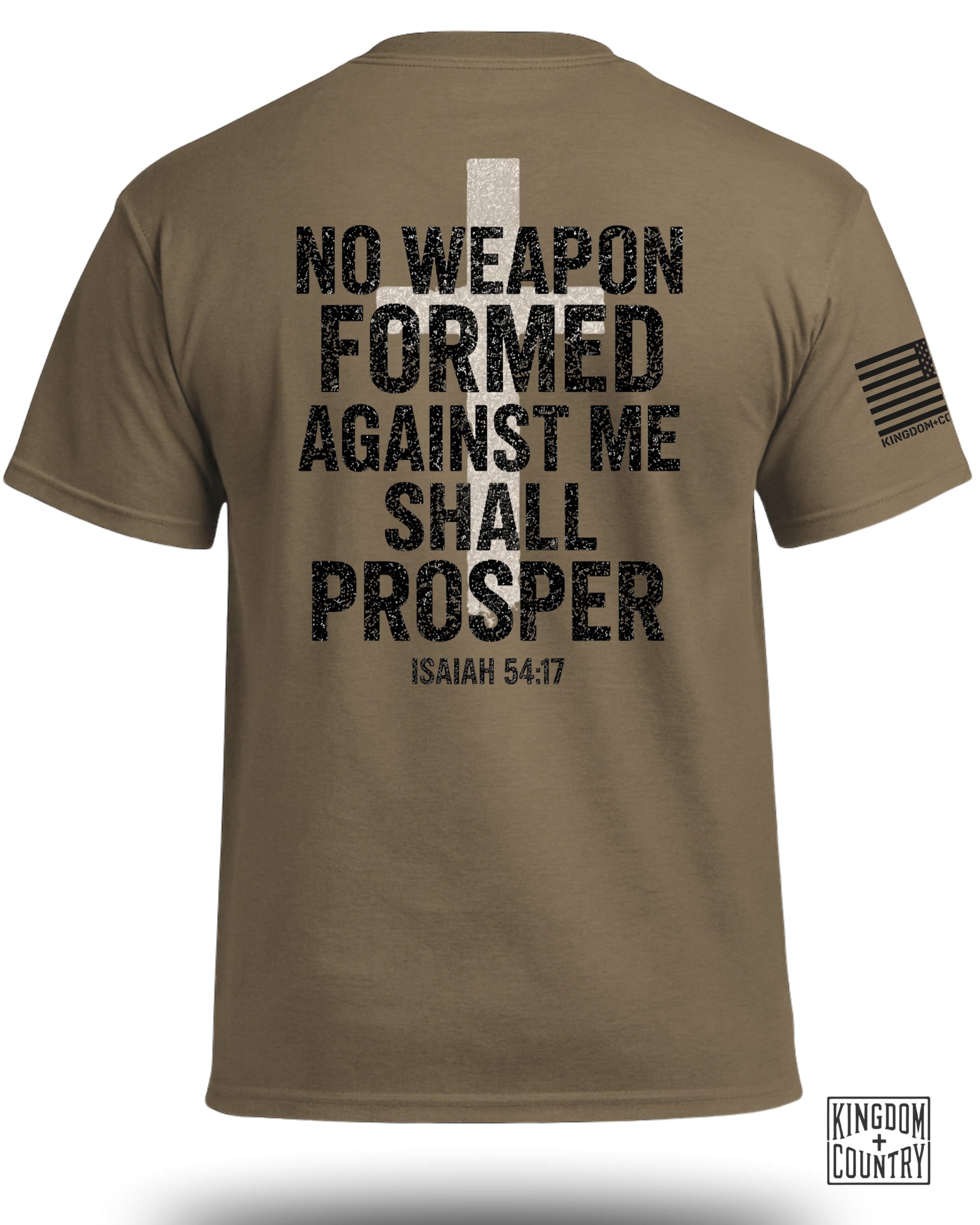 T-shirt « Aucune arme forgée contre moi ne prospérera »