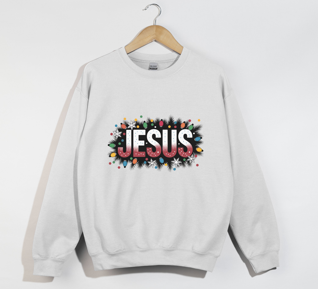 Jesus Name Christmas Holiday Sweatshirt