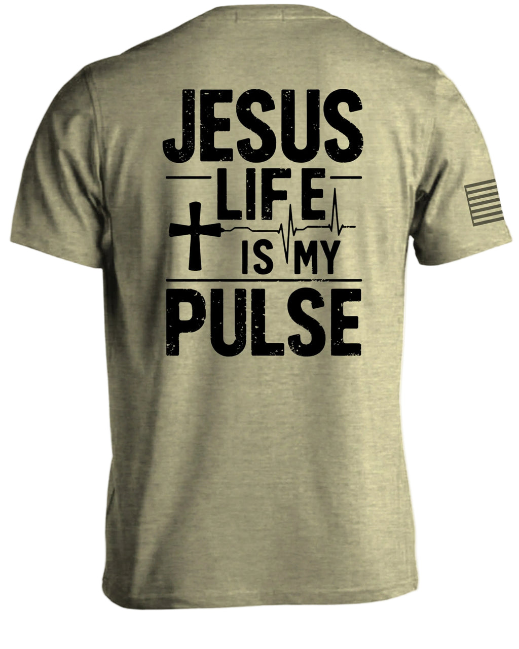 T-shirt « Jésus, ma vie, mon pouls »