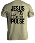 T-shirt « Jésus, ma vie, mon pouls »