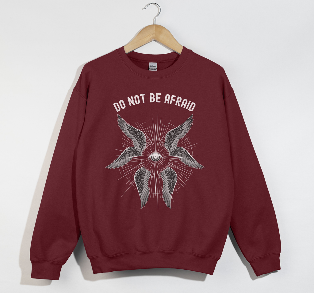 Do Not Be Afraid Biblically Accurate Angel - Sweatshirt