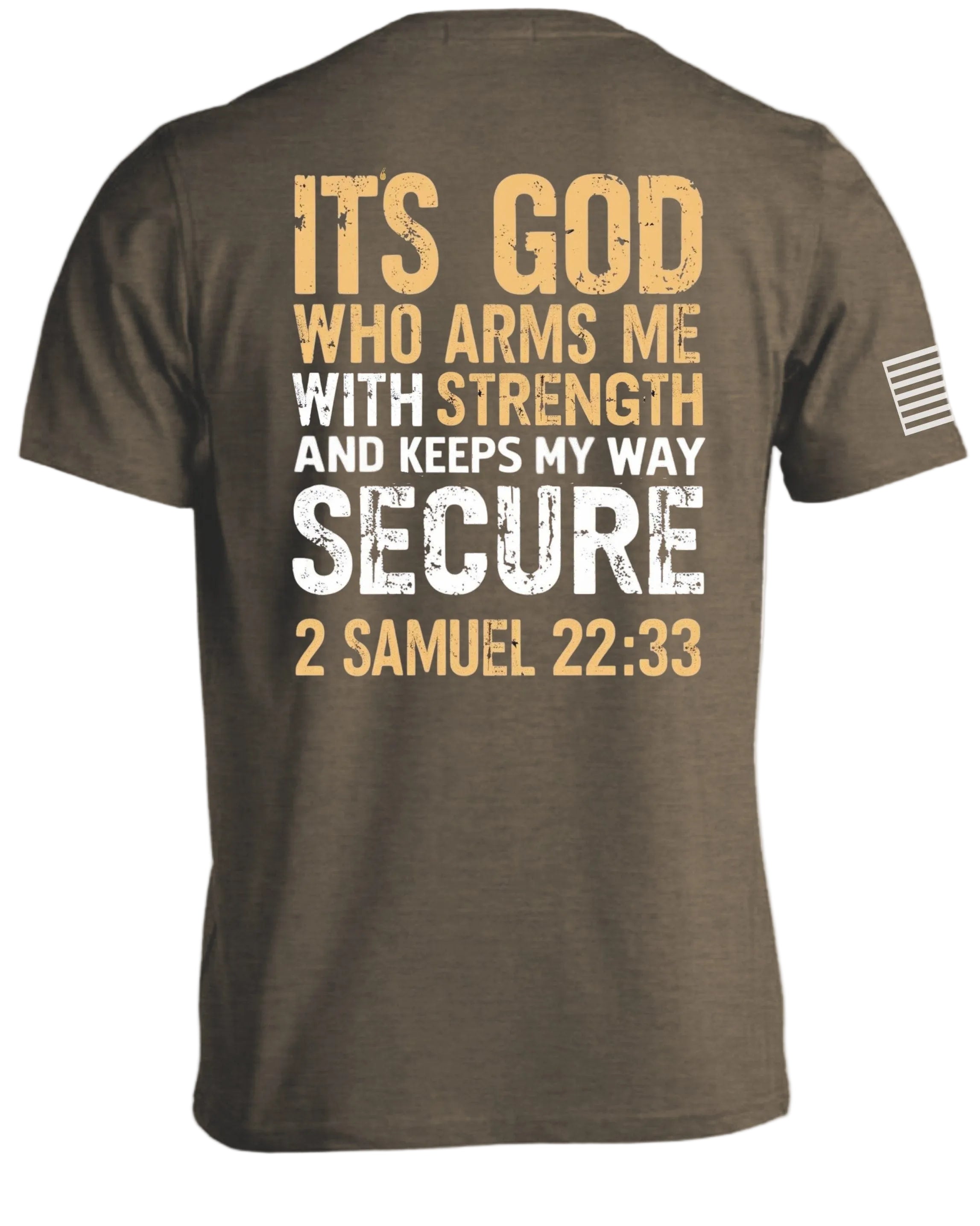 T-shirt C'est Dieu Qui m'Arme