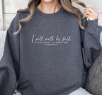 Walk By Faith Not By Sight - Women's Dark Sweatshirt