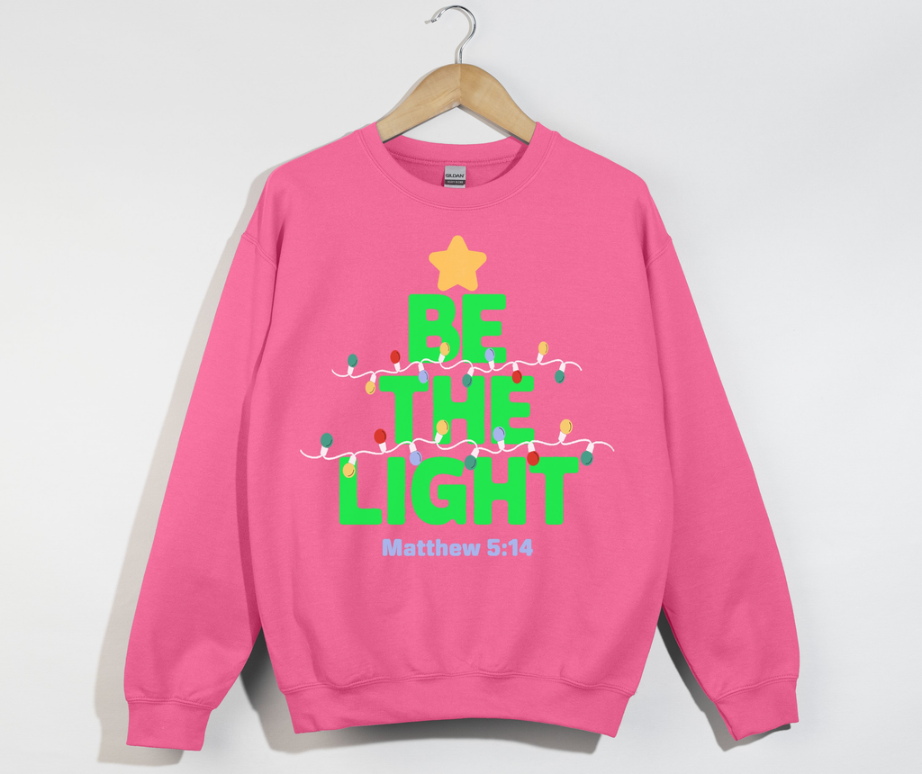 Be The Light - Christmas Sweatshirt