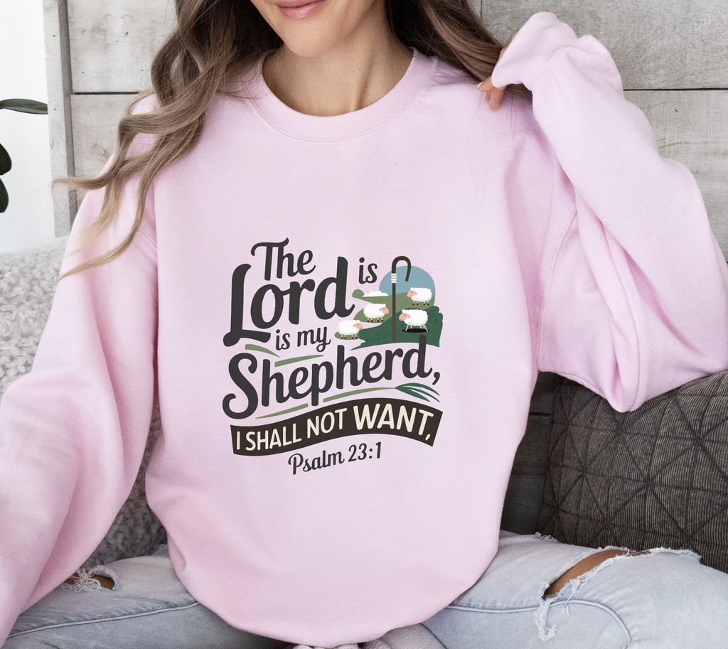 The Lord Is My Shepherd - Women's Light Sweatshirt