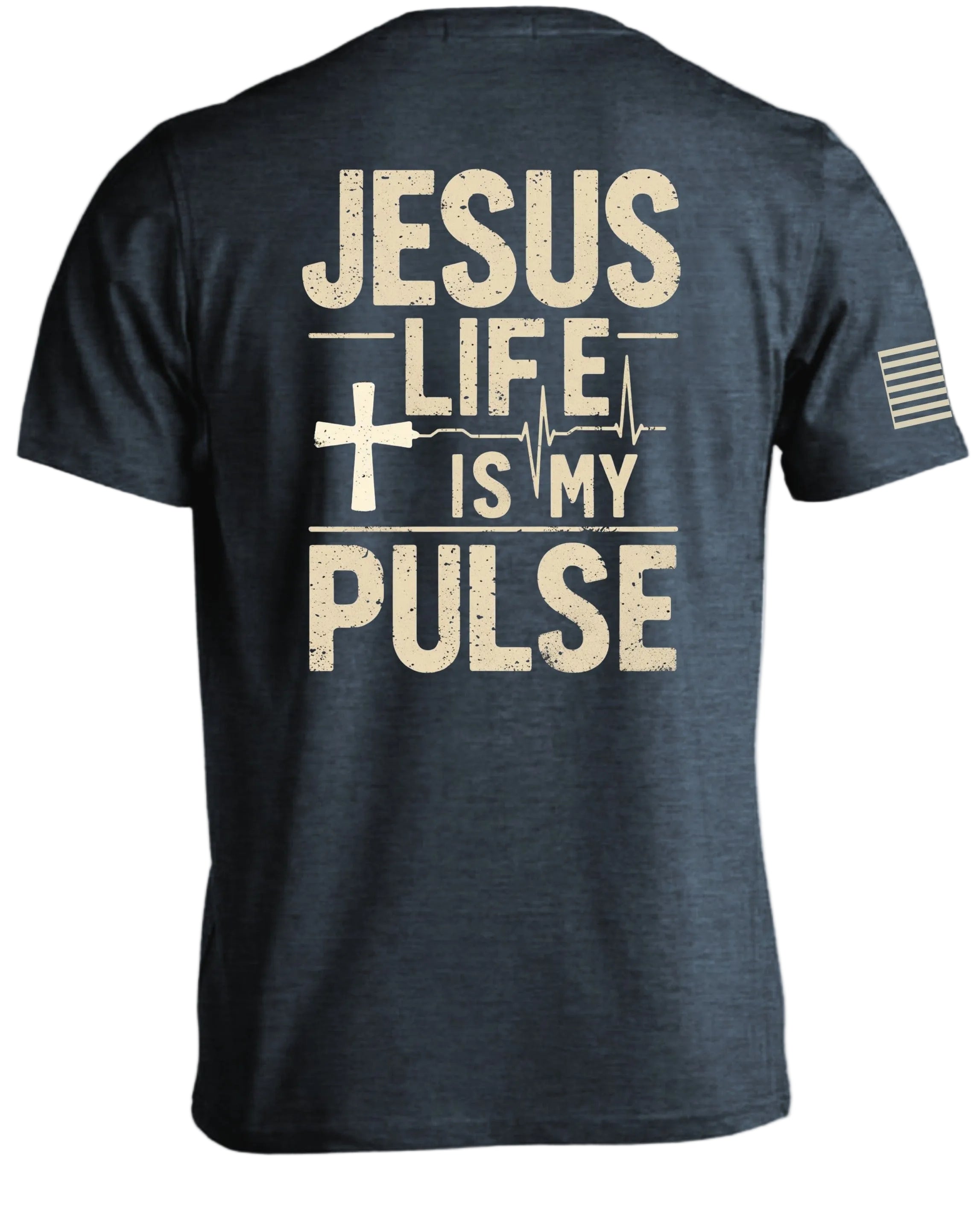 T-shirt « Jésus, ma vie, mon pouls »
