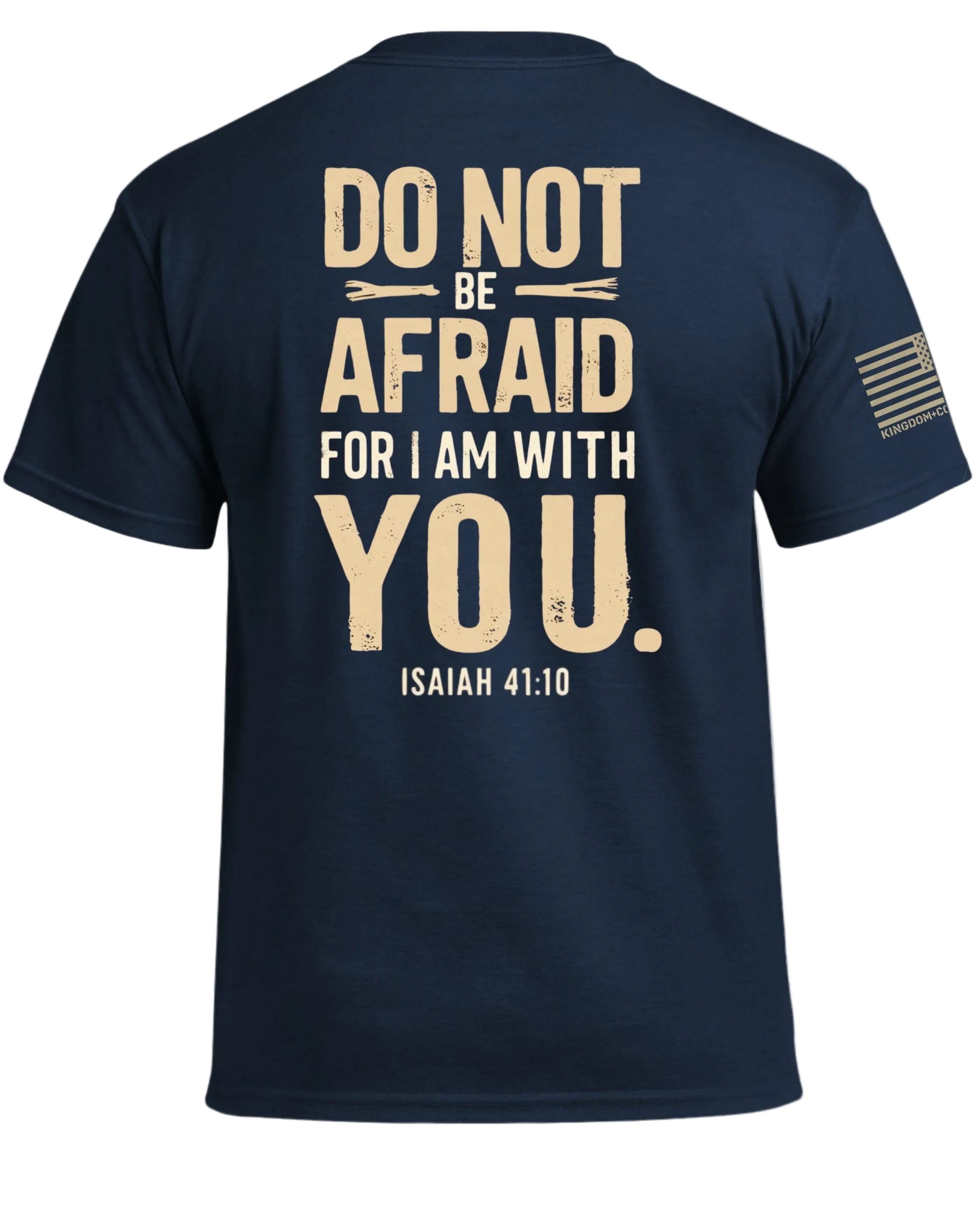 T-shirt « N'aie pas peur, car je suis avec toi »