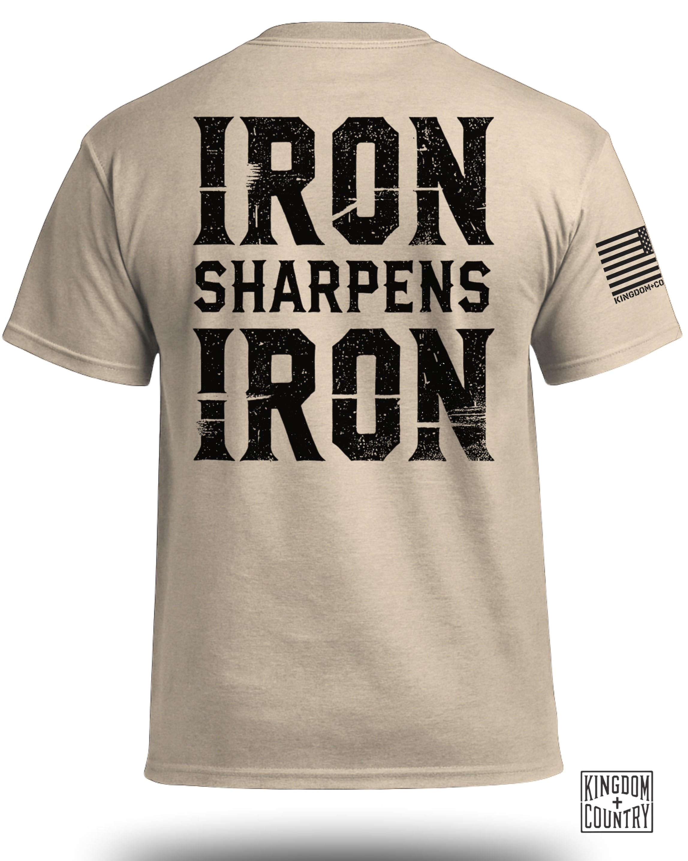 T-shirt graphique Le fer aiguise le fer