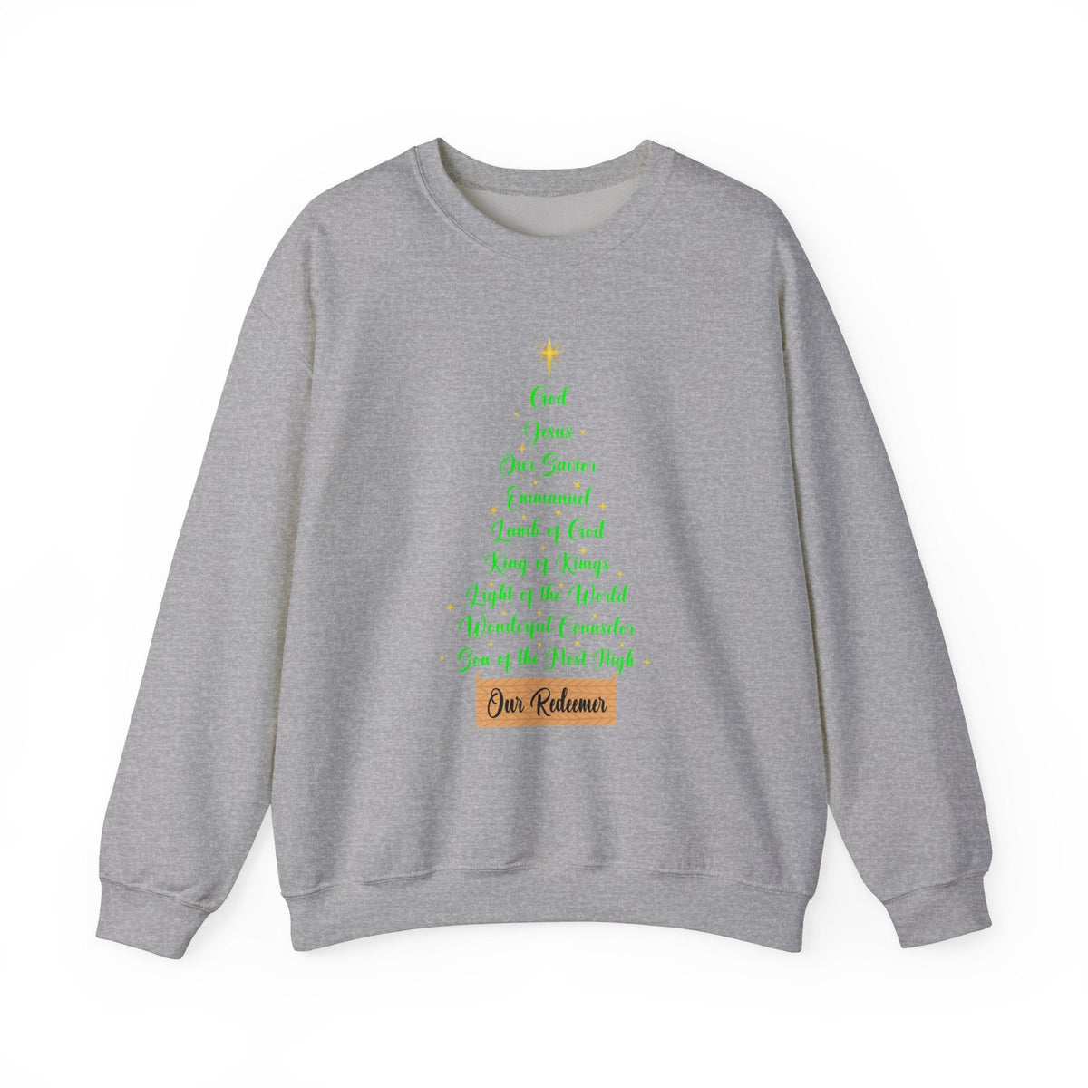 Jesus Names Our Redeemer - Christmas Sweatshirt