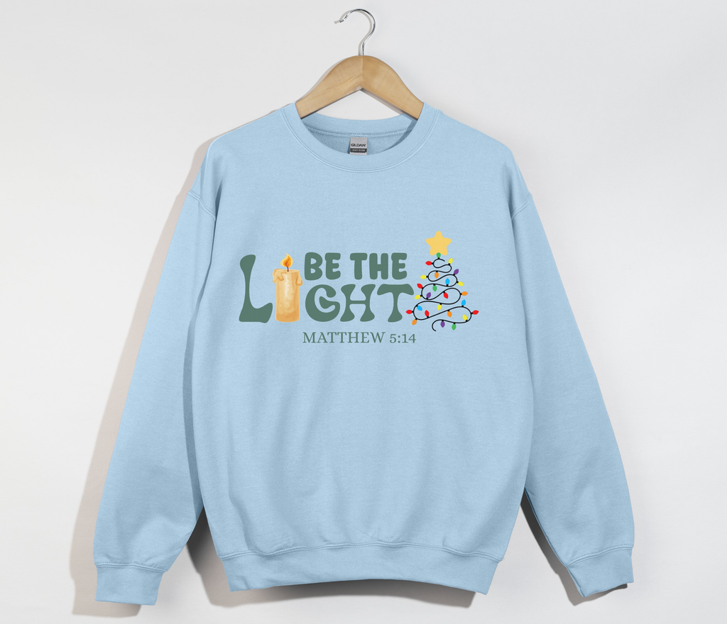 Be The Light - Christmas Sweatshirt