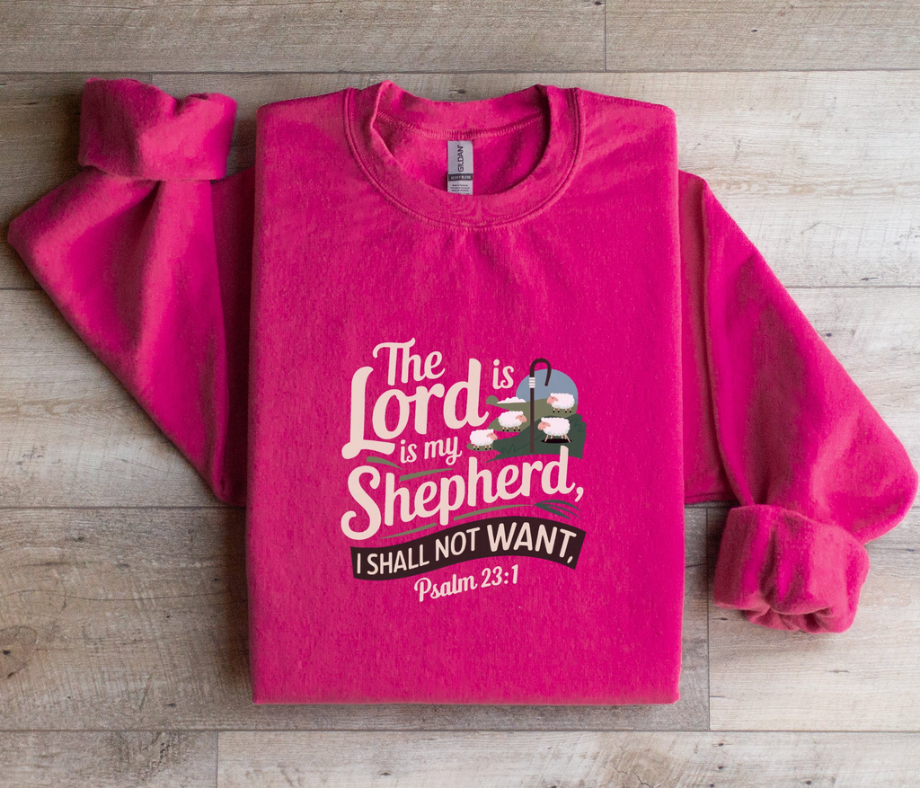 The Lord Is My Shepherd - Women's Dark Sweatshirt