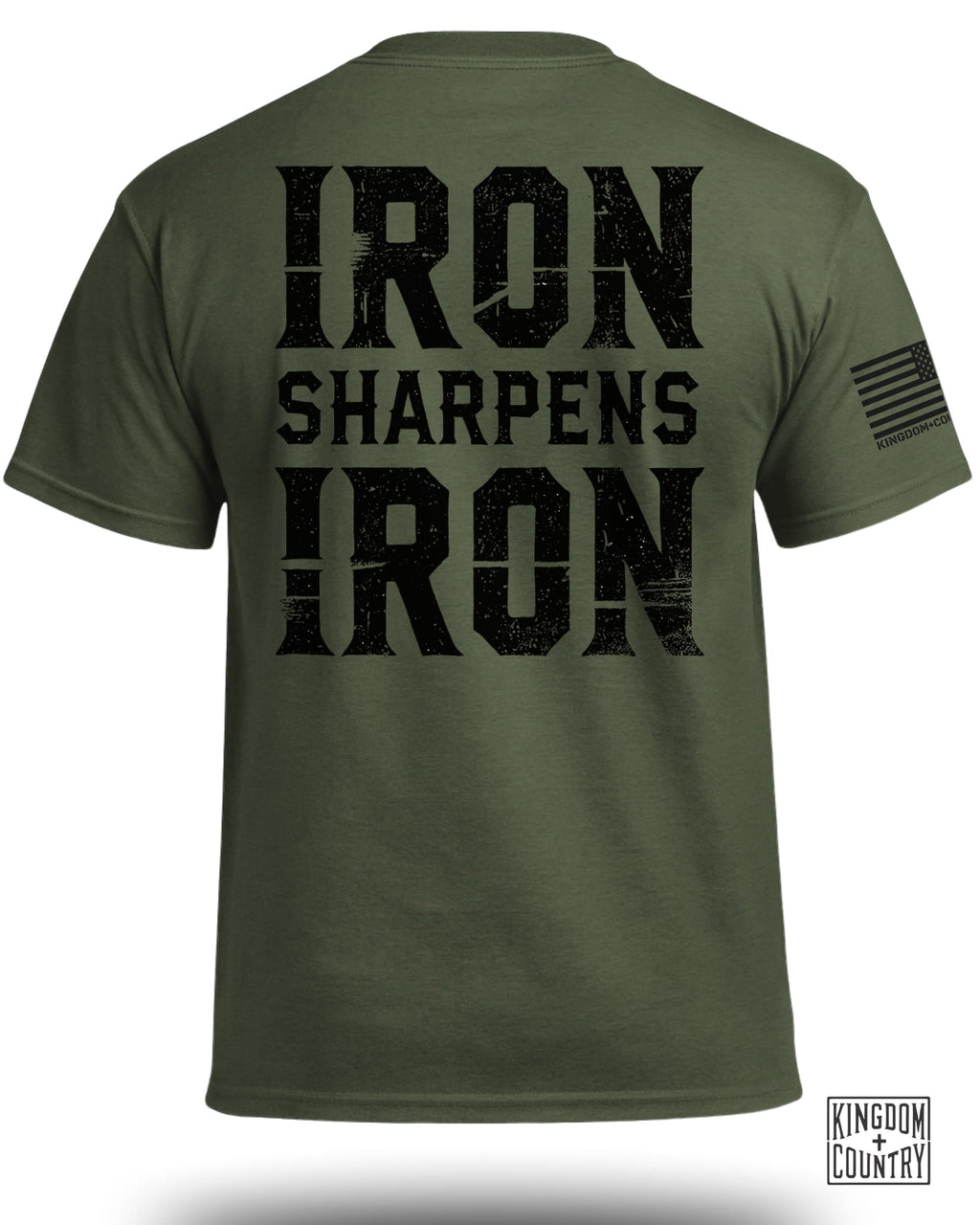 T-shirt graphique Le fer aiguise le fer