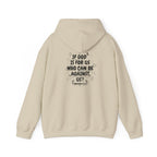 If God Is For Us, Who Can Be Against Us - Front And Back Printed Hoodie