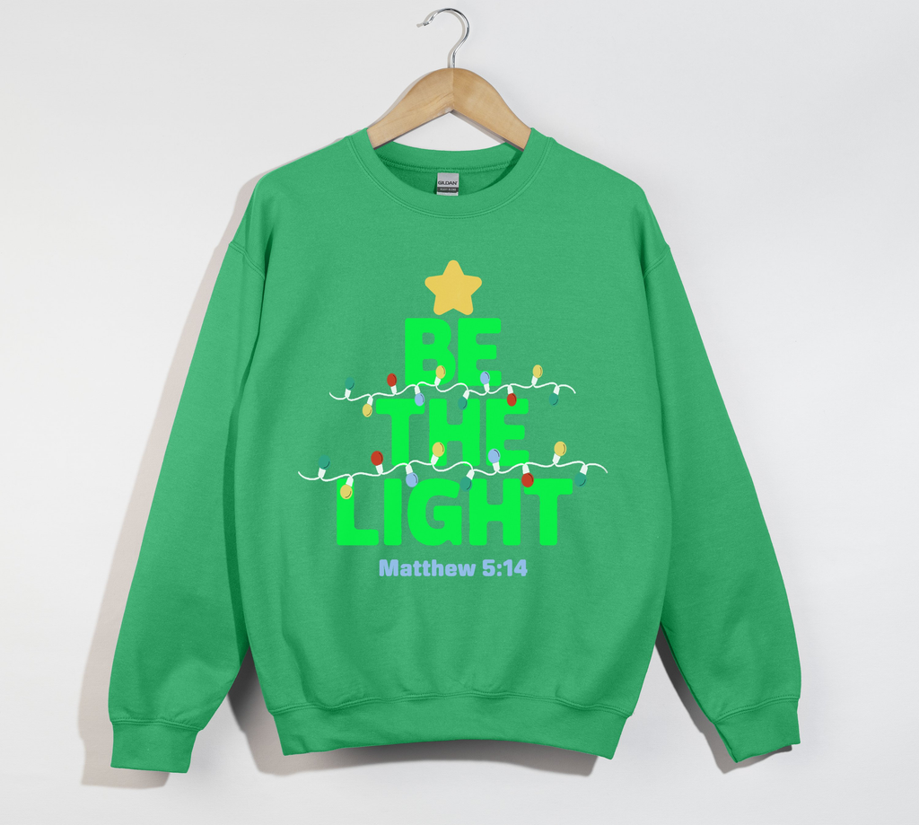 Be The Light - Christmas Sweatshirt