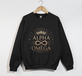 I Am The Alpha And The Omega - Christian Sweatshirt