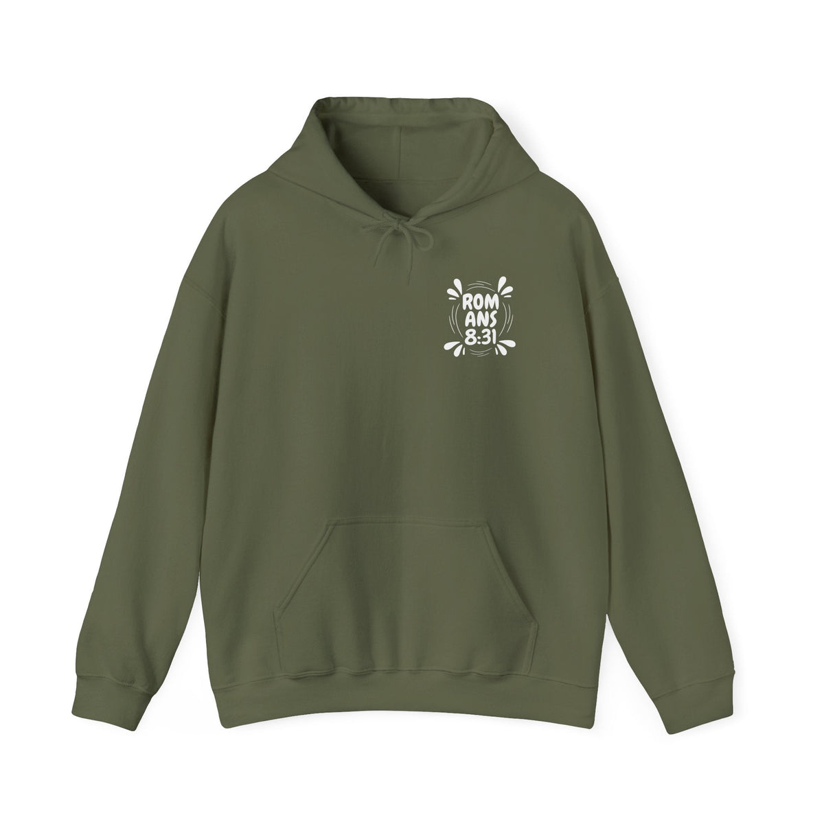 If God Is For Us, Who Can Be Against Us - Front And Back Printed Hoodie