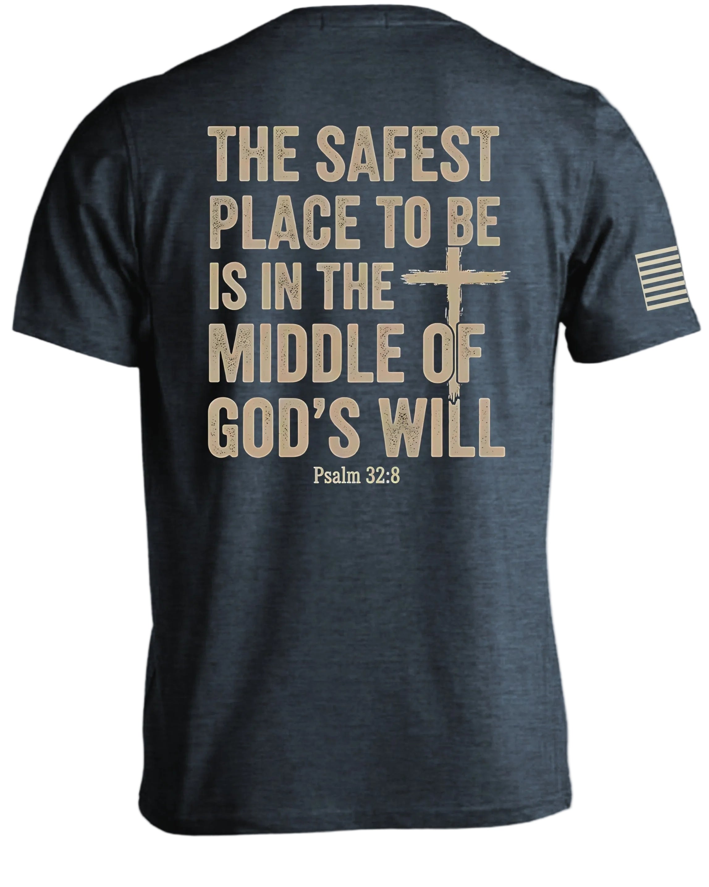 T-shirt Chrétien Endroit le Plus Sûr