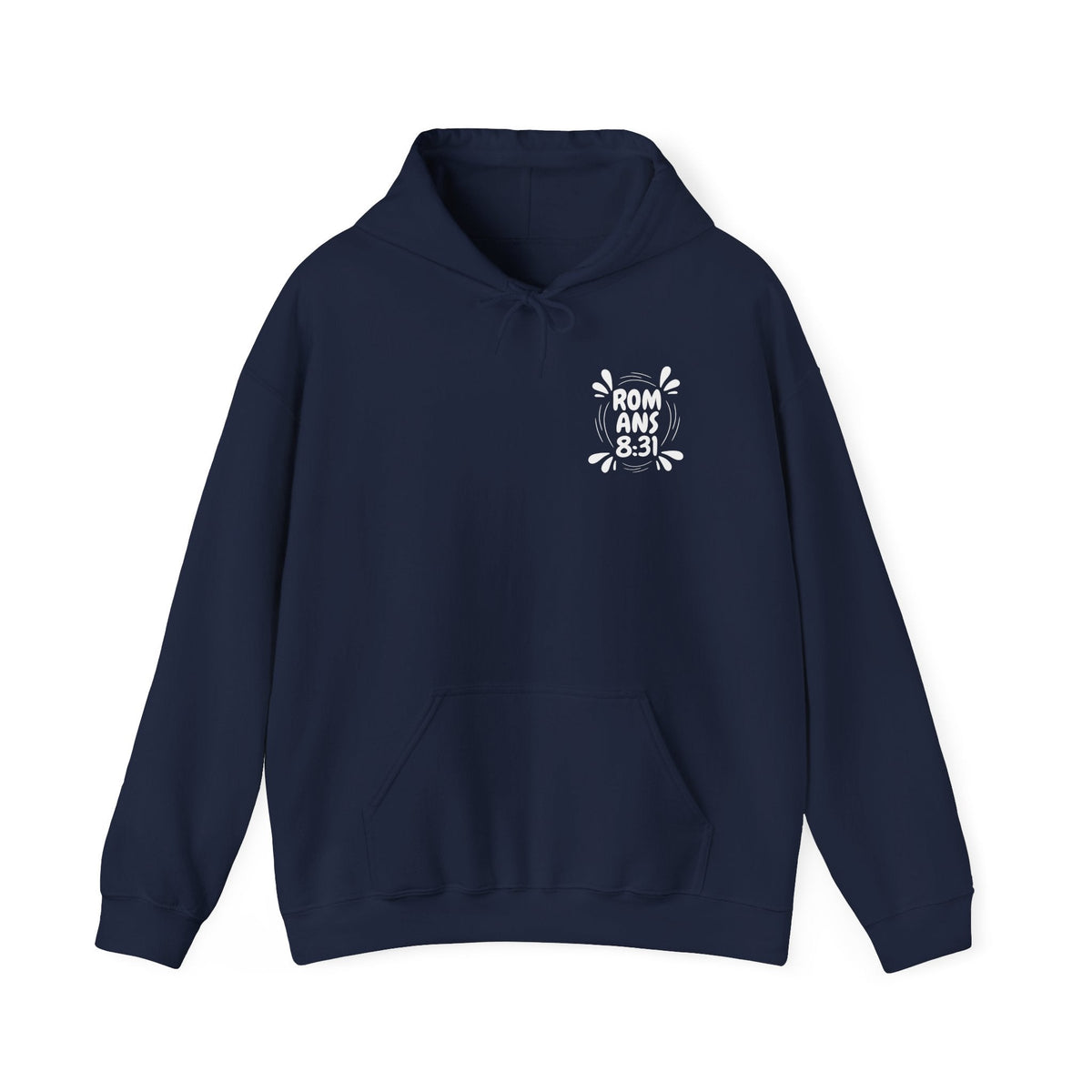 If God Is For Us, Who Can Be Against Us - Front And Back Printed Hoodie