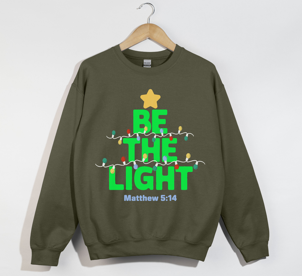 Be The Light - Christmas Sweatshirt