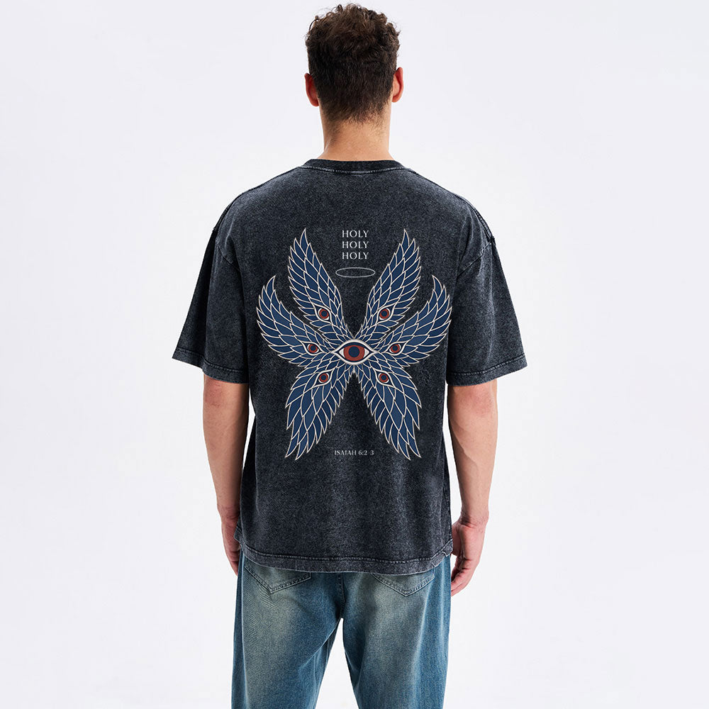 Be Holy Christian Washed T-Shirt