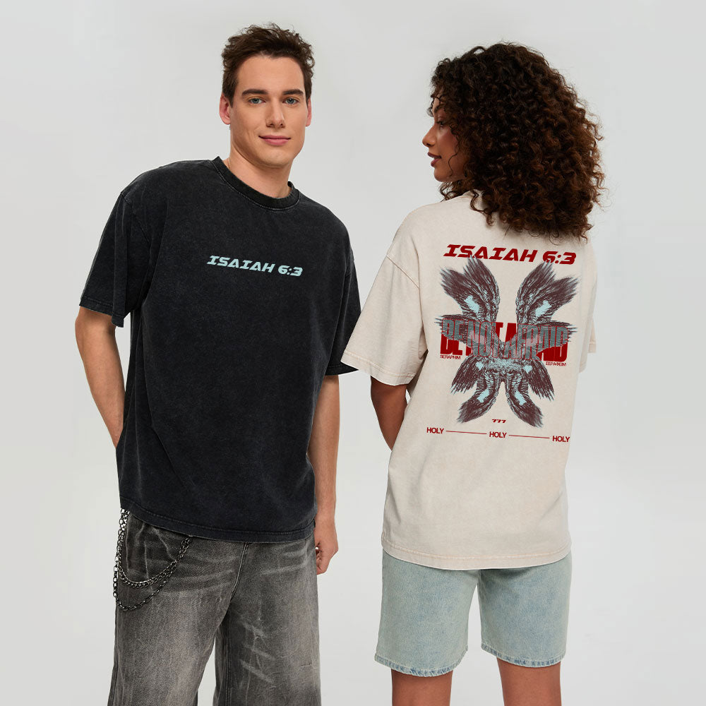 Be Not Afraid Christian Washed T-Shirt
