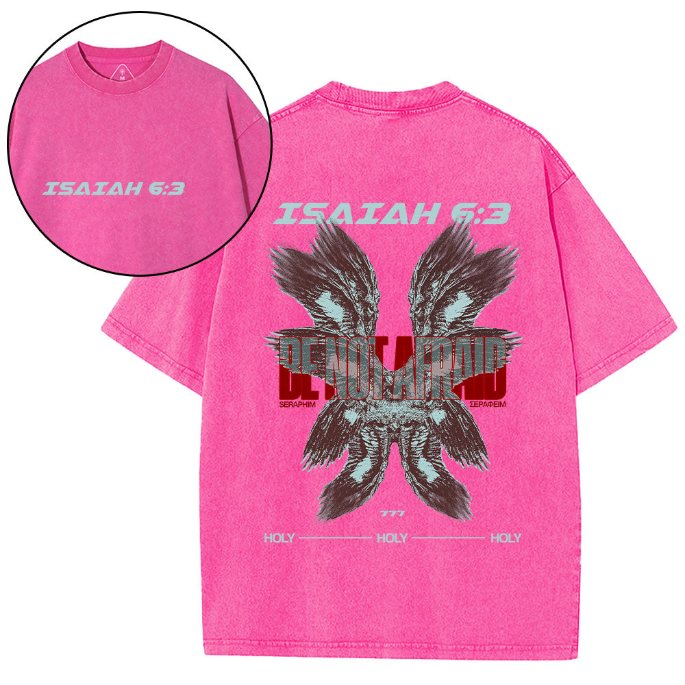 Be Not Afraid Christian Washed T-Shirt