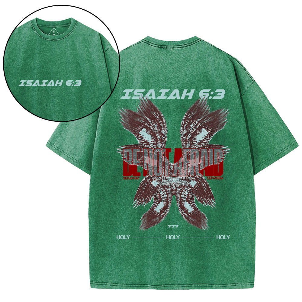 Be Not Afraid Christian Washed T-Shirt