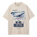 By His Wounds We Are Healed Christian Washed T-Shirt