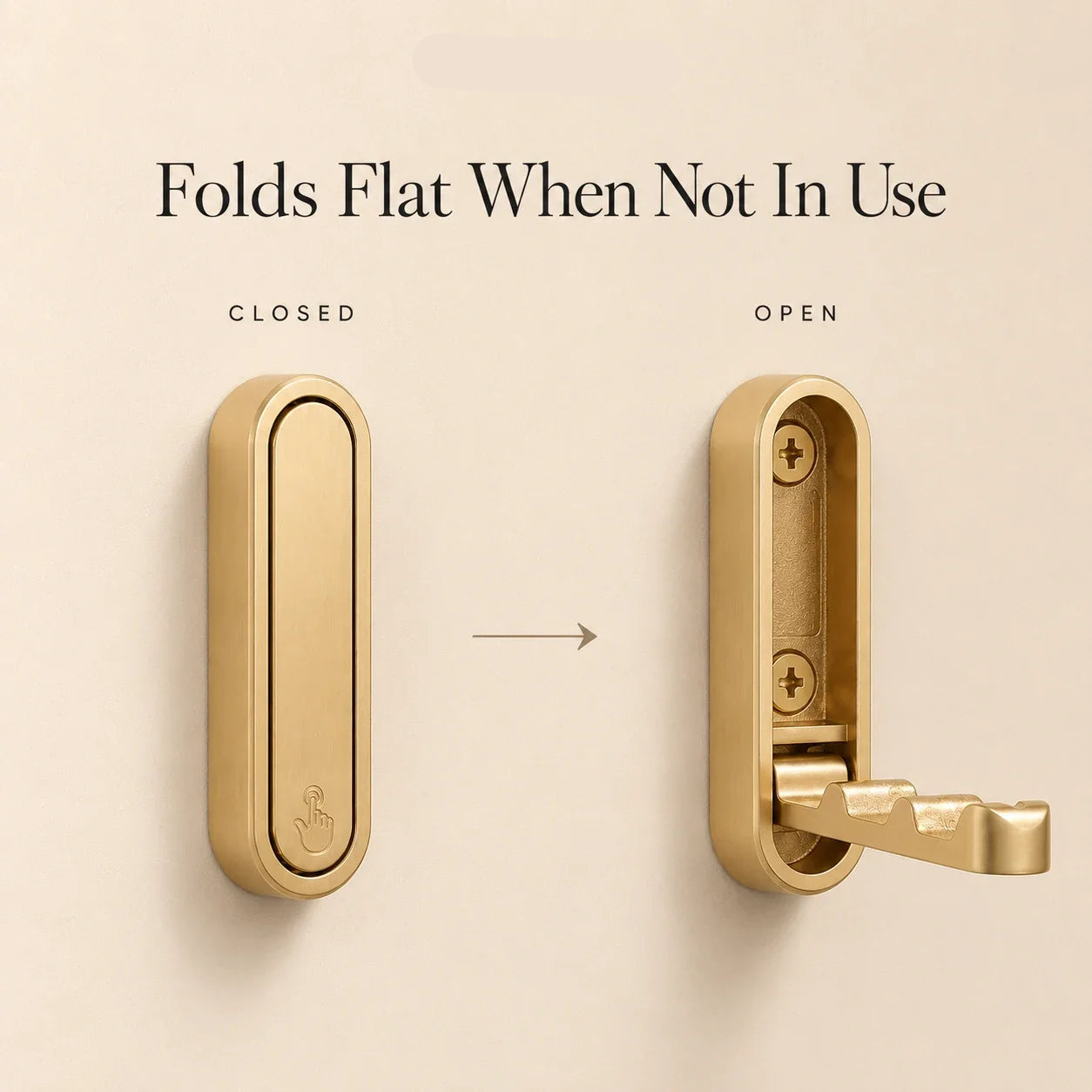 Foldable Wall Coat Hooks - Limited Time Offer