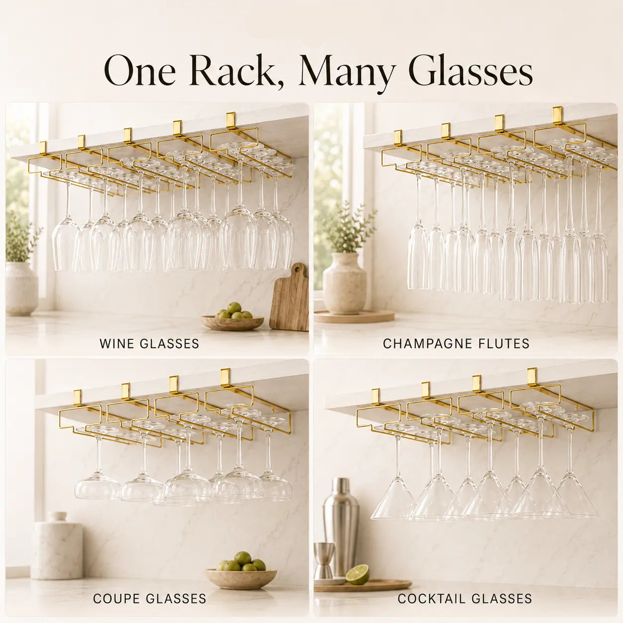 Range-verres sous placard