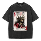 Christ Is King Christian Washed T-Shirt