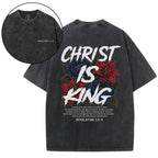 Christ Is King Christian Washed T-Shirt