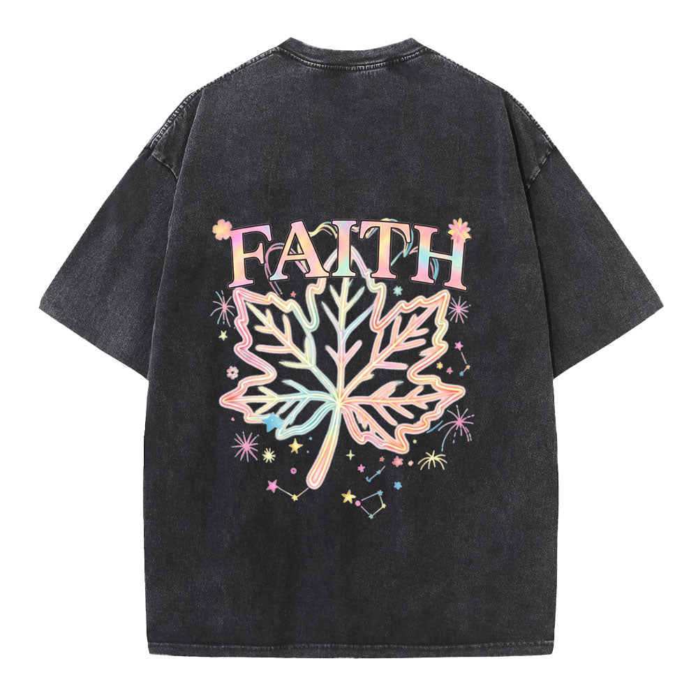 Faith Forward Christian Washed T-Shirt