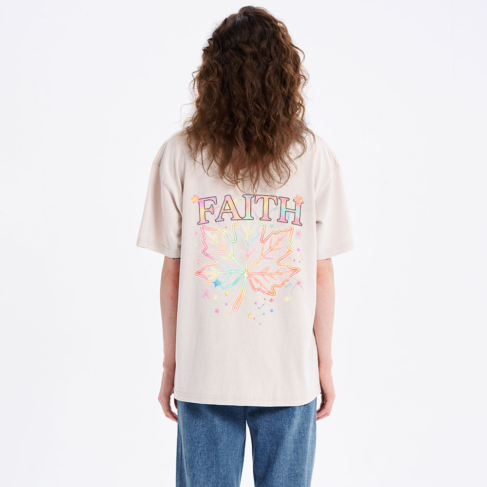 Faith Forward Christian Washed T-Shirt