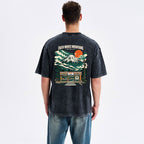 Faith Moves Mountian Christian Washed T-Shirt